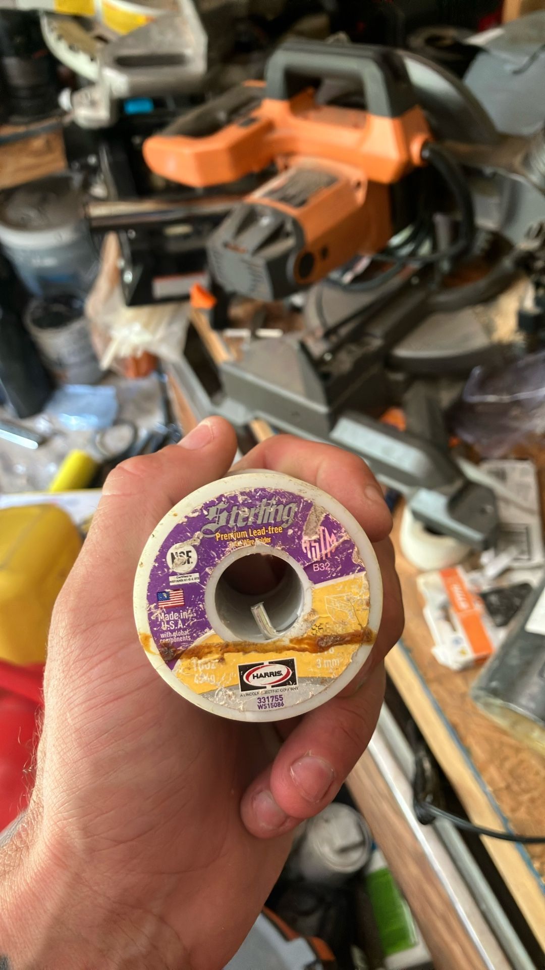 Sterling Lead Free Solid Wire Solder .