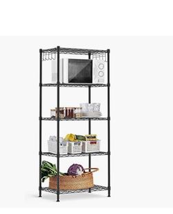 5-Shelf Shelving Storage Unit Multipurpose, used, good condition