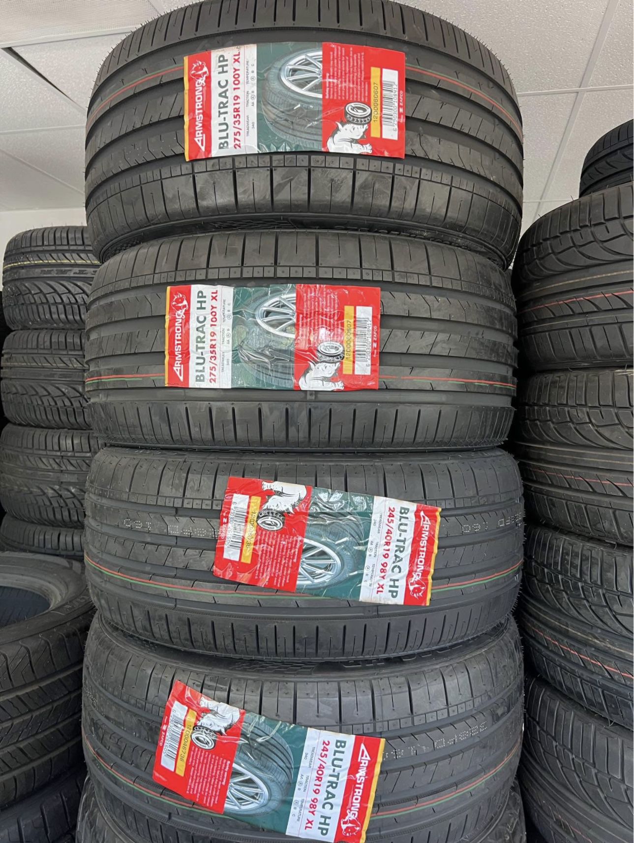 New Set Of Staggered Tires 245/40R19 (2) 275/35R19 (2) For Sale, Same Day Installation WE FINANCE