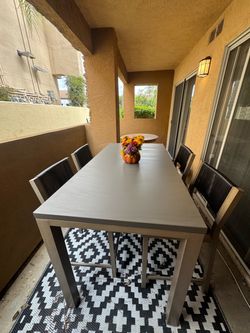 Outdoor Dining Table and Chair Set