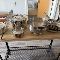 12 Piece Cuisinart Multiclad Pro Stainless Steel Pots/Pans Set