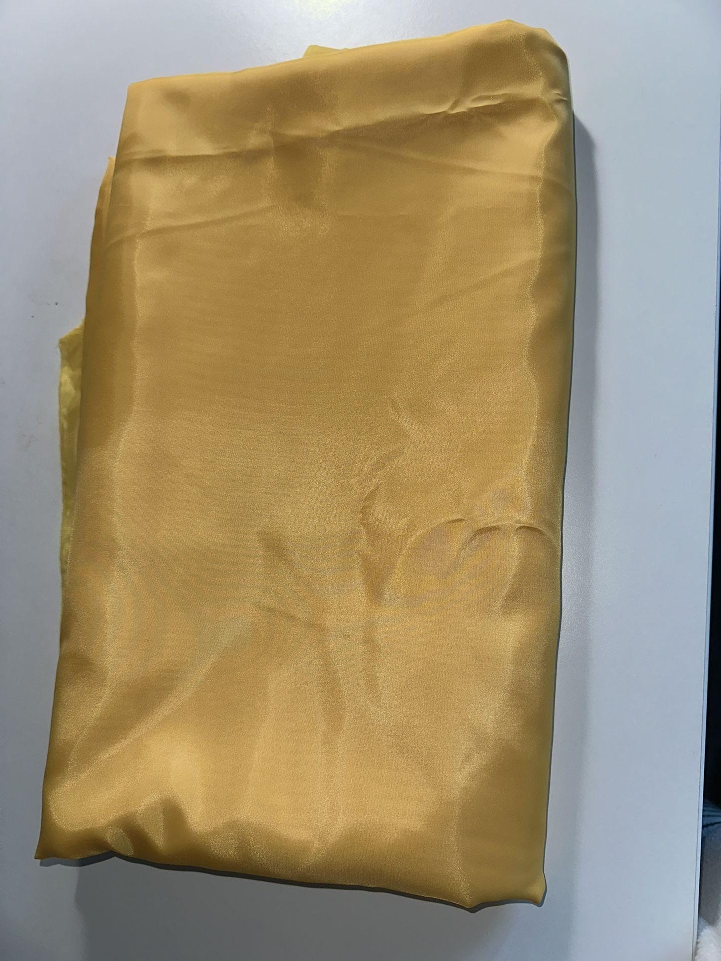 Yellow Poly Lining Fabric β 8 Yards (DTLA Pickup)