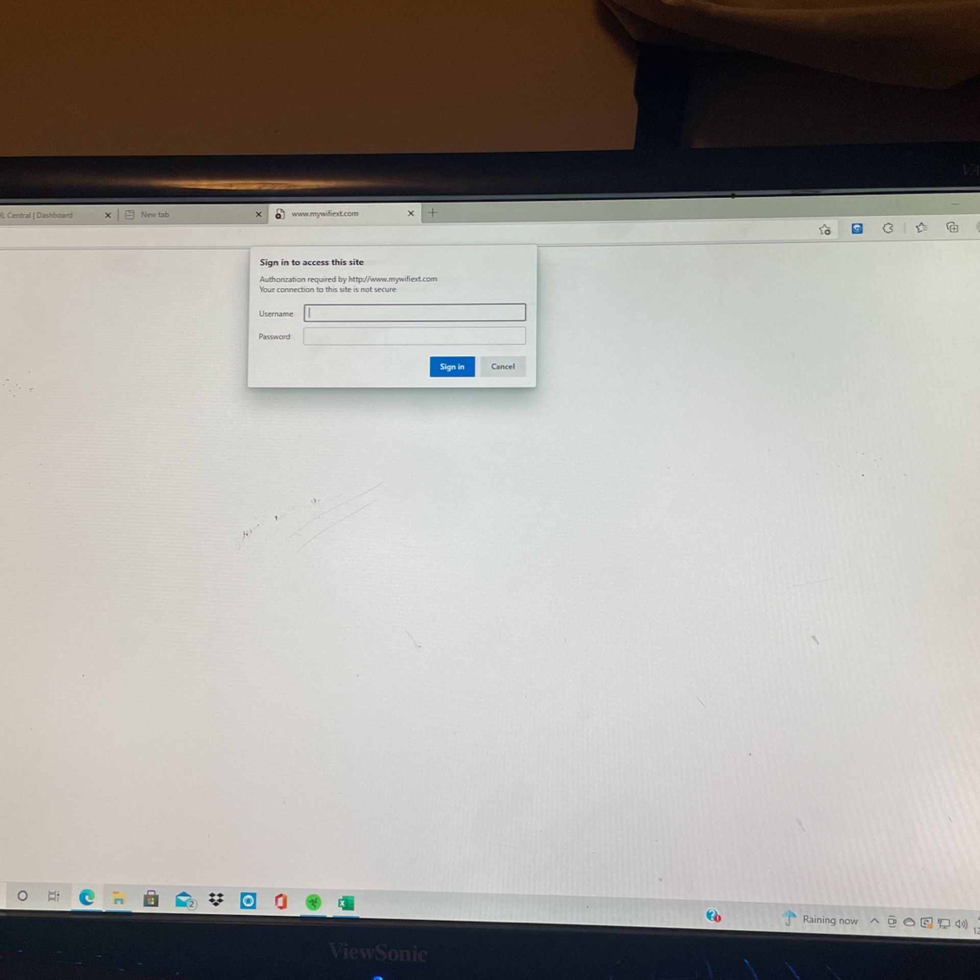 Dell Computer With Monitor 