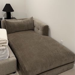 Lounge Chair Indoor, Modern Deep Seat Sofa Bed, Corduroy Couch with Cushions, Single Sleeper Chair for Living Room, Bedroom, Apartments