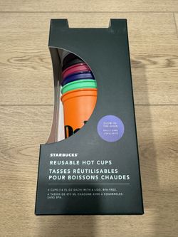 New 2020 Starbucks Glow In The Dark Halloween 5 Pack Cold Cups