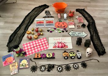 Massive Halloween Autumn Fall Home Decor Decoration Lot Pumpkin