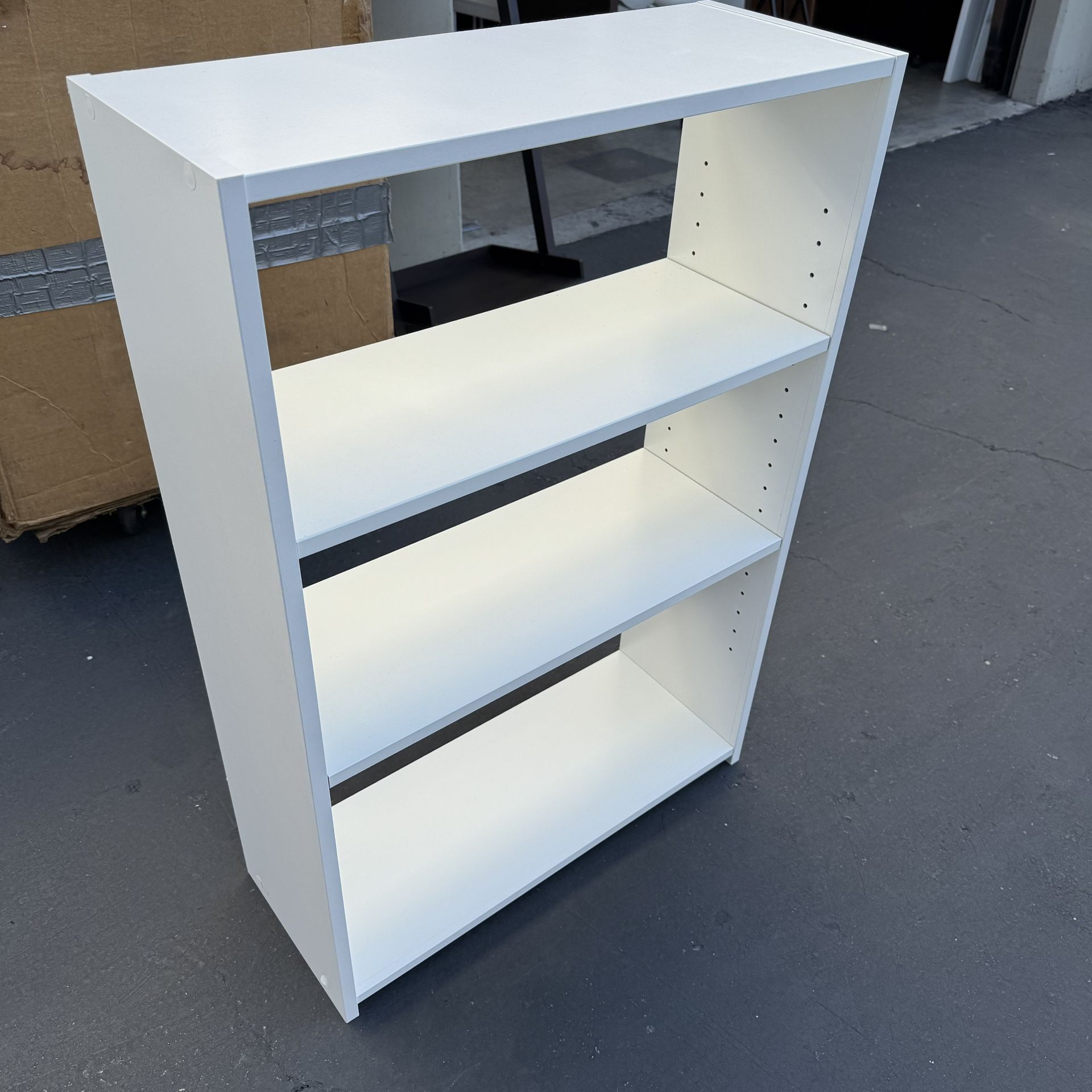 White Shelving Unit Very Bookcase Very Good Condition