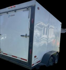 Heavy Duty Secure Enclosed Trailer W/Ramp