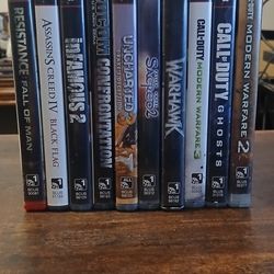 Ps3 Games For Trade As A Lot :)