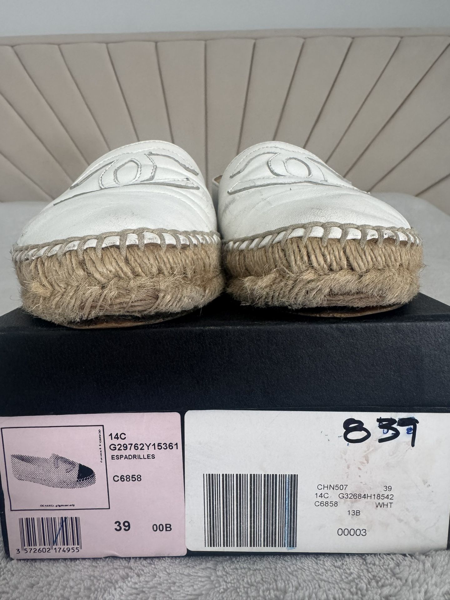Chanel Authentic Women Shoes Size 39