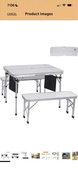 Portable picnic table