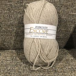 New  One skein Plymouth Encore  knitting  Worsted Weight.  Retails for $ 6.00.   