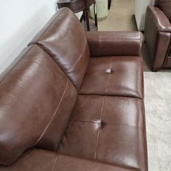 Leather Sofa Greymel 