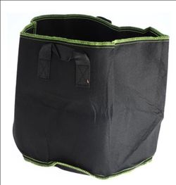 SunArea 10 Pack 7 Gallon Grow Bags 13.5*12" with HandlesBlack