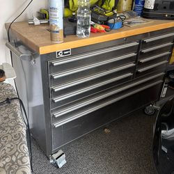 Trinity stainless steel  tool chest on castors