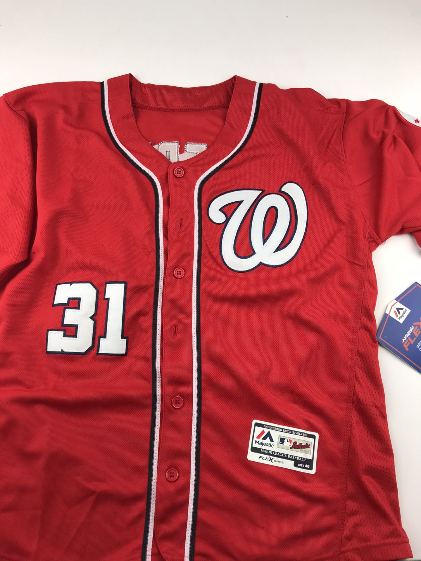 Washington nationals jersey XL and L