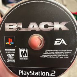 Black For Playstation 2
