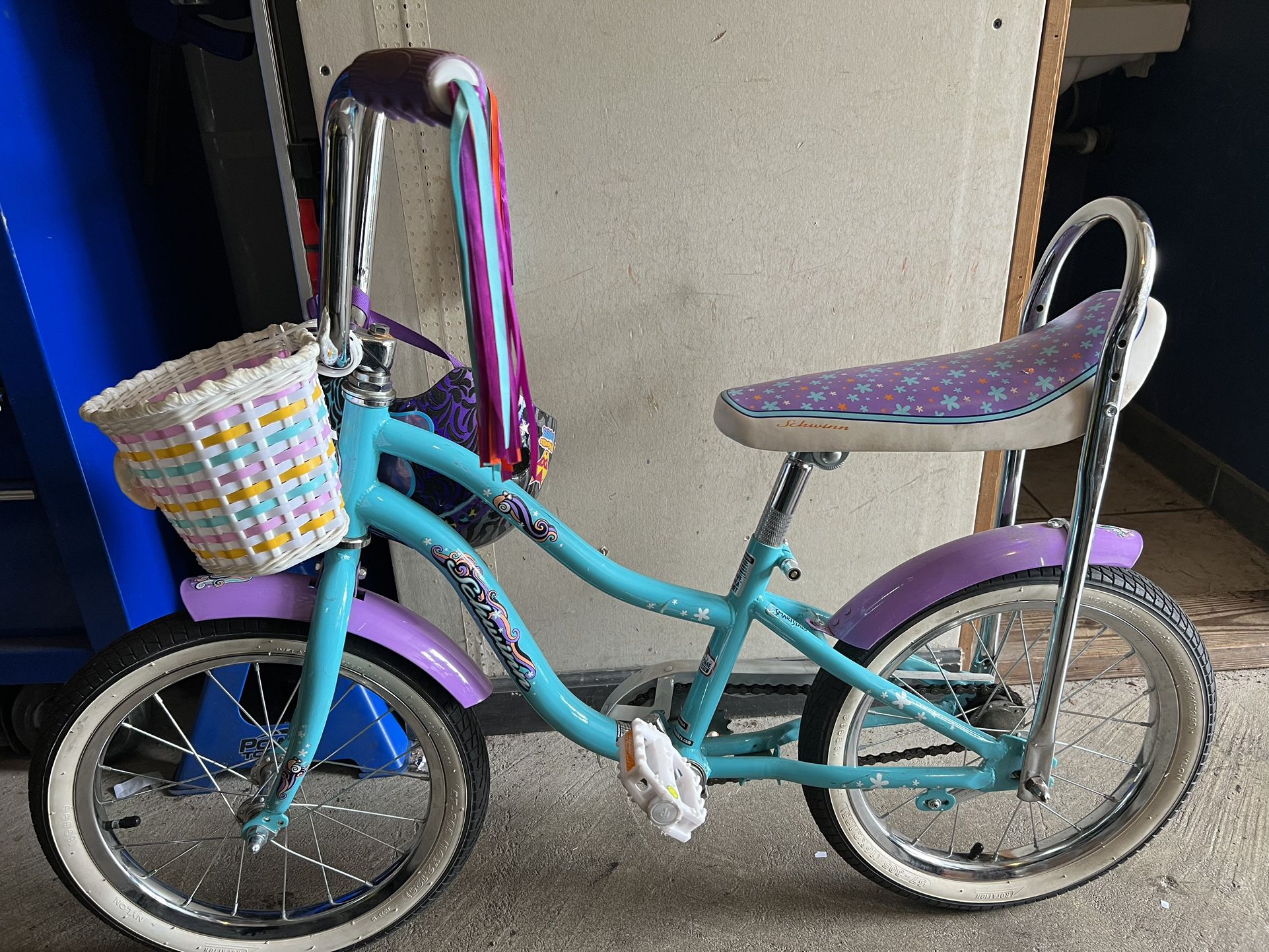 Girls Schwinn Banana Seat Bike 