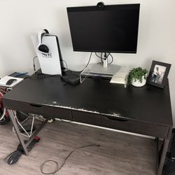 FREE Black Wood DESK!! Pick Up By Saturday In SF