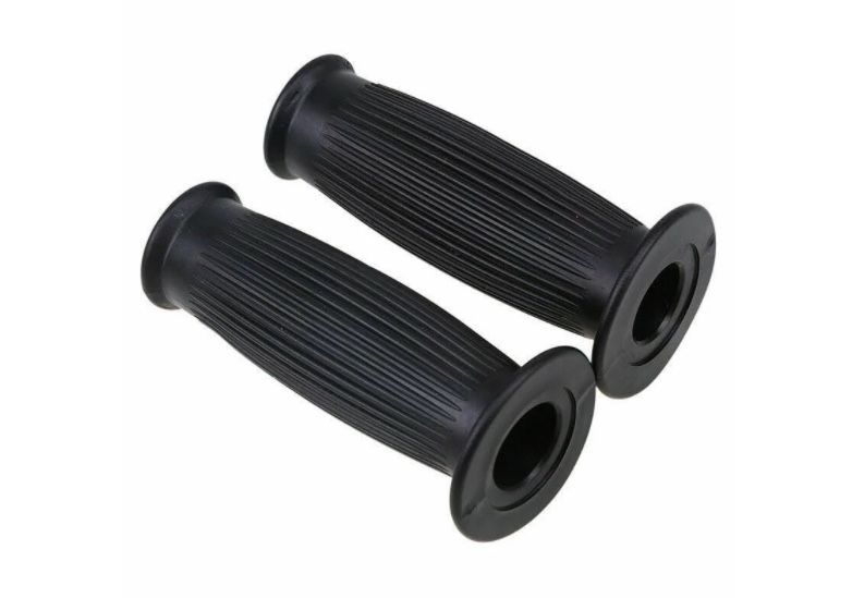 Universal Motorcycle Grips, End Thruster Grips, Black 7/8” 22mm 24mm & 25mm