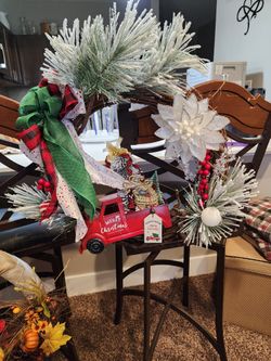 Wreath Old Fire Truck