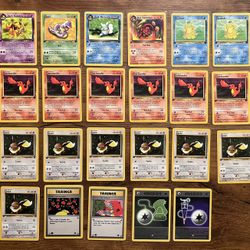 Pokemon Rocket 1st Ed Mixed Lot 