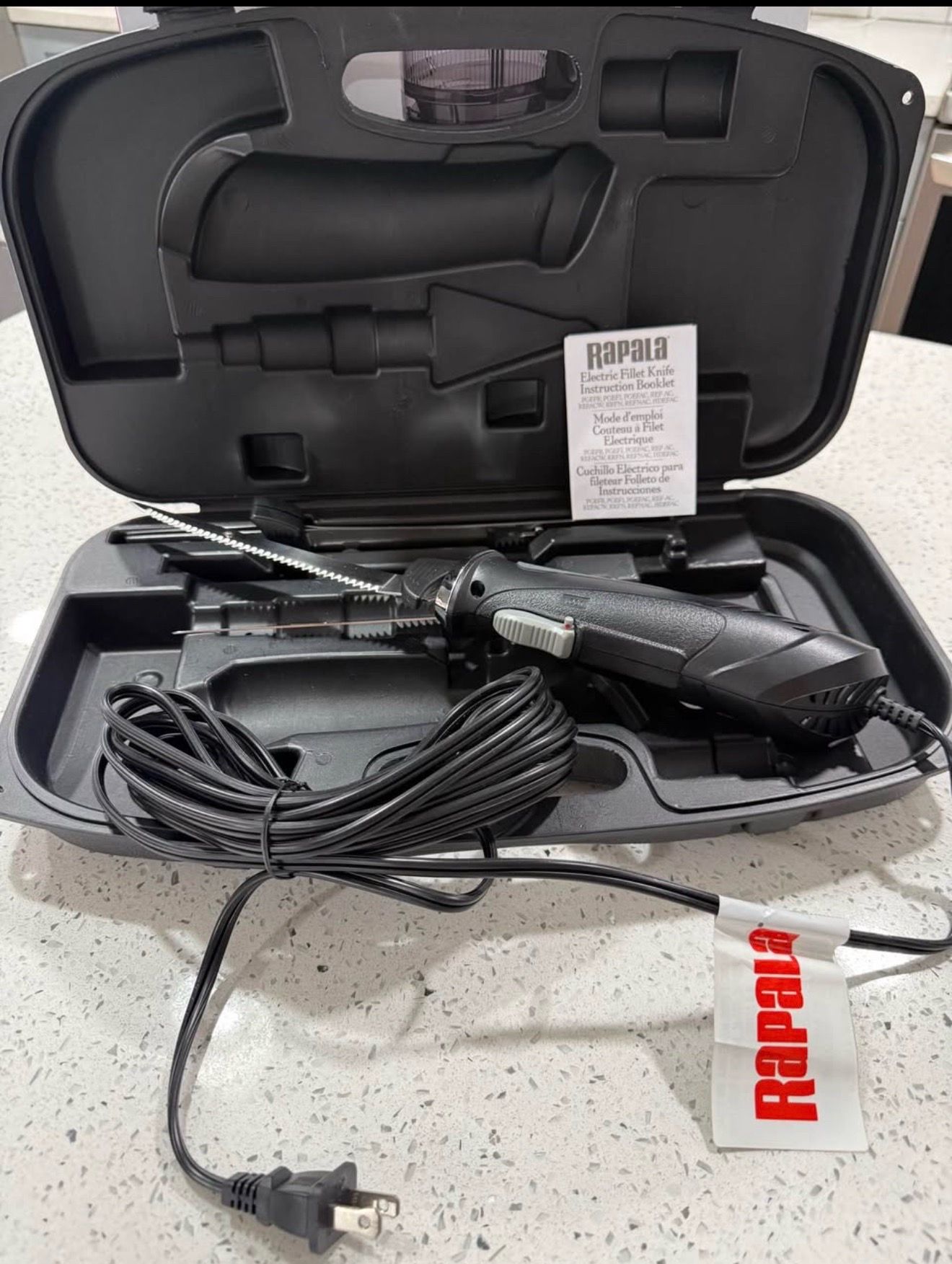 Electric fish fillet knife set NEW