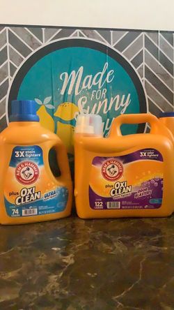 Arm & Hammer Plus OxiClean Laundry Detergent Bundle price is firm
