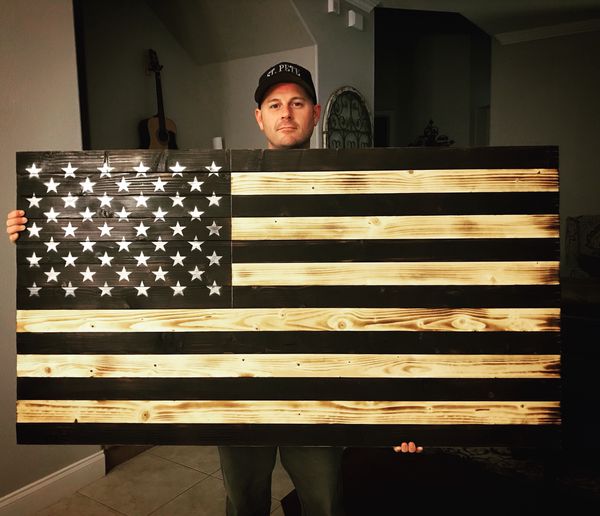 Wooden American Flag Wall Hanging Paulbabbitt Com