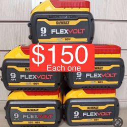 Dewalt New Battery 9 Flexvolt