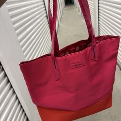 Lancôme Paris Pink Tote Bag – Flamingo Interior, Good Condition