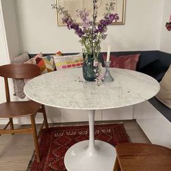 Rove Concepts Carrara Marble Round Table 