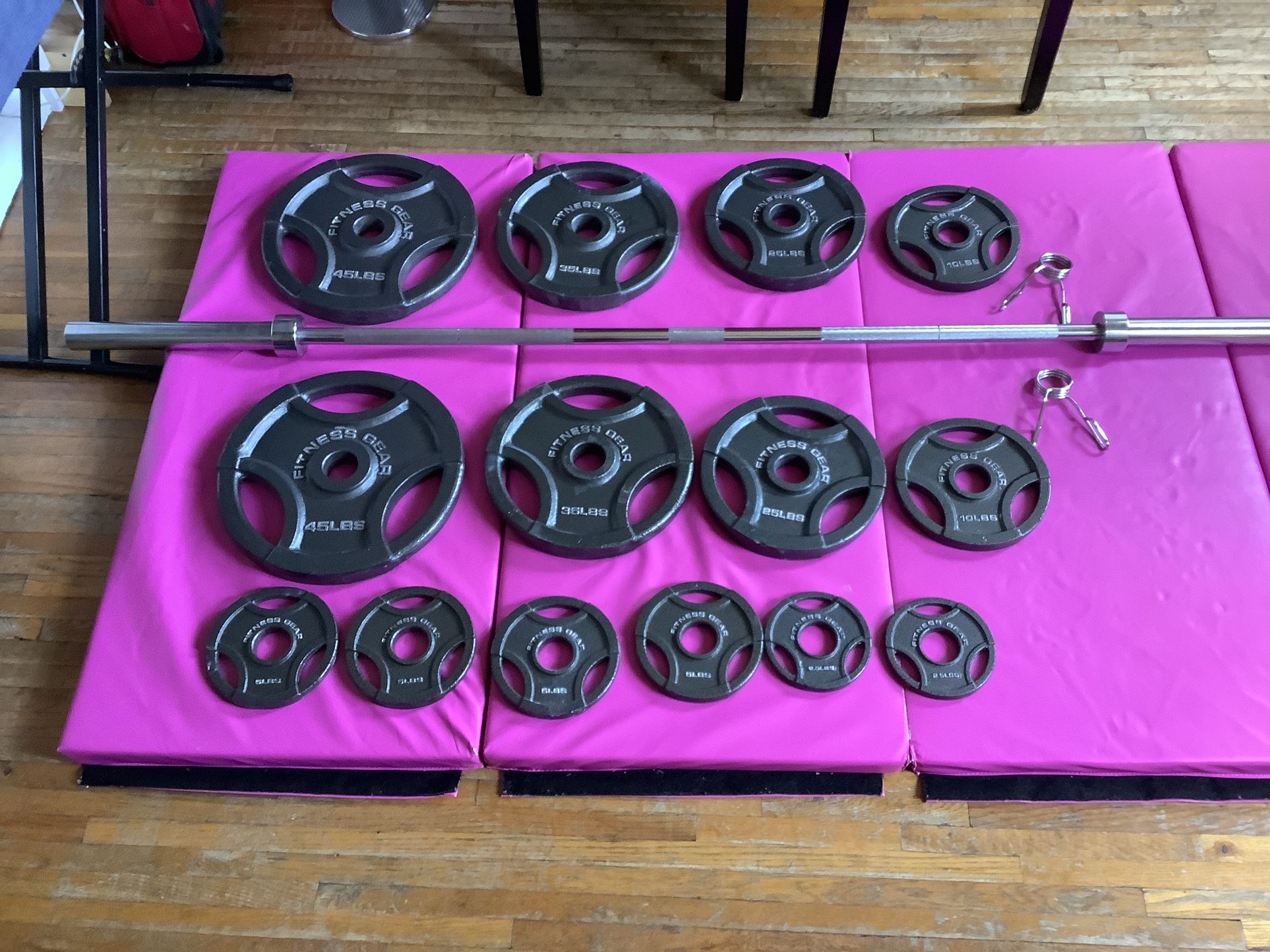 Fitness Gear 300 lb. Olympic Weight Set