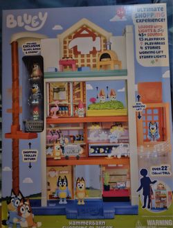 Bluey Hammerbarn Shopping Playset