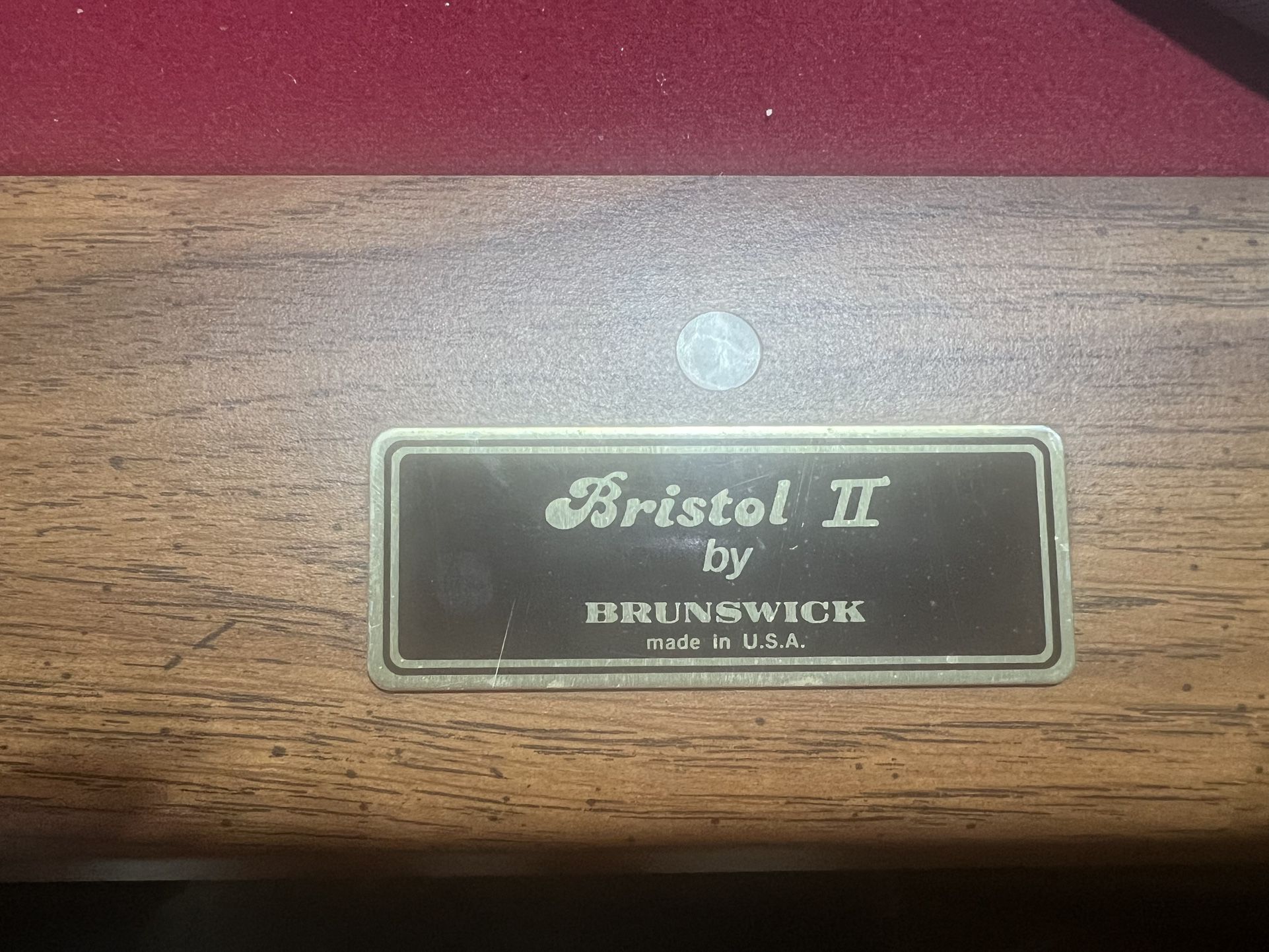 Bristol II Pool Table - 9 Ft By Brunswick 