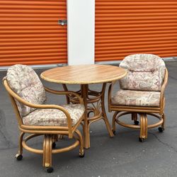 Rattan Bistro Table set