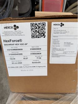 Brand new HexForce 103C FRP