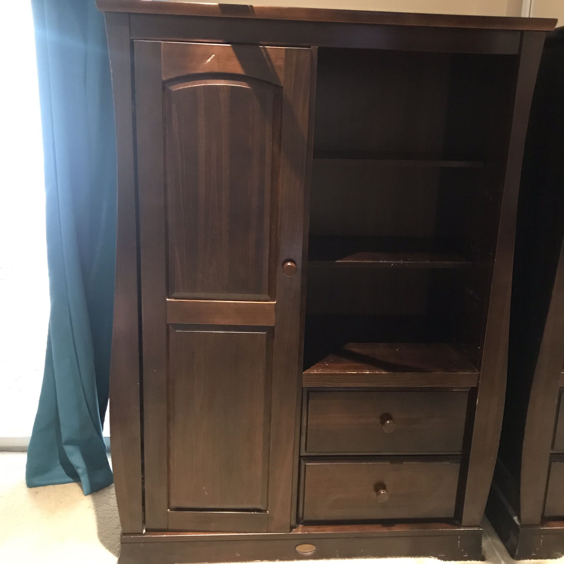 Baby cabinet and closet$100