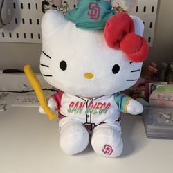 Padres Hello Kitty Plushie 
