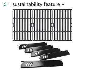 4022: New Utheer Grill Replacement Parts for DynaGlo DGF510SSP, DGF510SBP, DGF510SSP-D, fit Backyard BY13-101-001-13, GBC1460W, GBC1461W, GBC1462W, GB