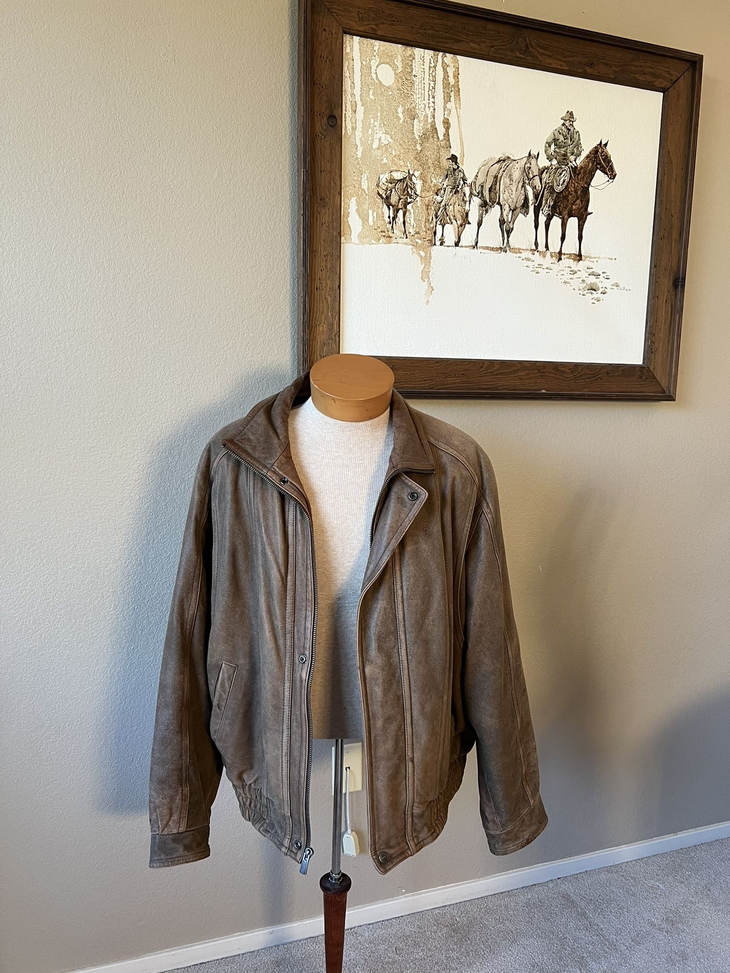Beautiful Vintage Wilsons Leather Mens XL Jacket
