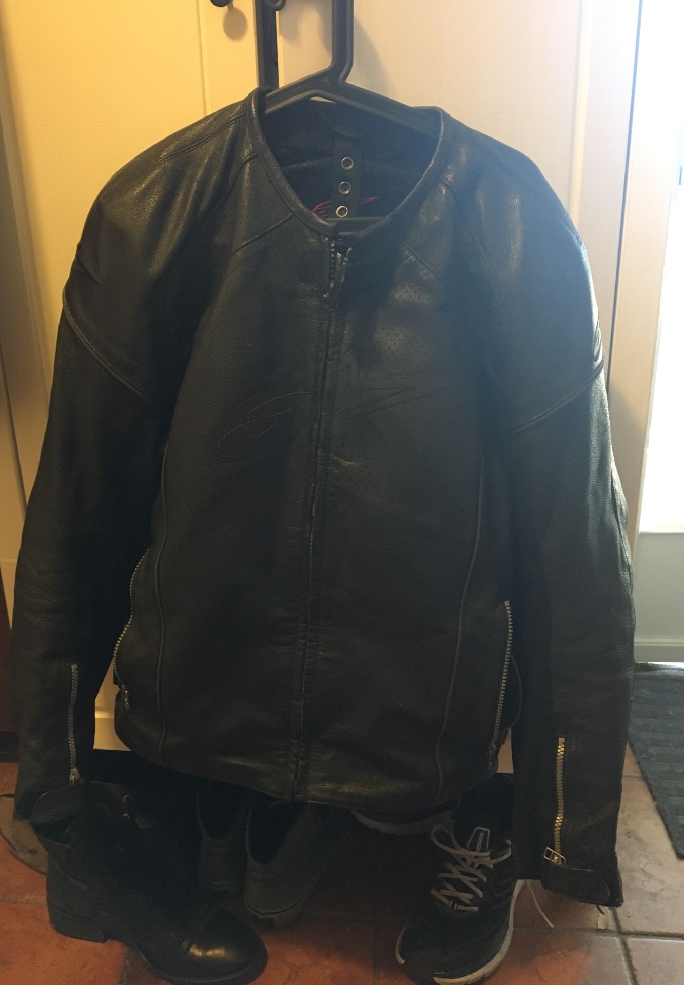 Alpinestars Leather Black Jacket
