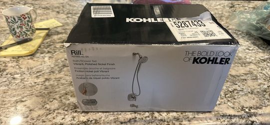 NEW KOHLER BATH AND SHOWER BRUSHED NICKEL
