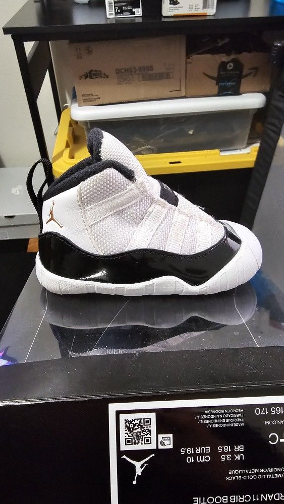 Jordan 11 Retro Crib Bootie | Toddler 4C |Nike Air Jordan | Like New