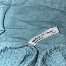 American Eagle Light Blue Top Size Small