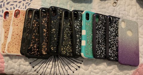 iPhone X Glitter cases