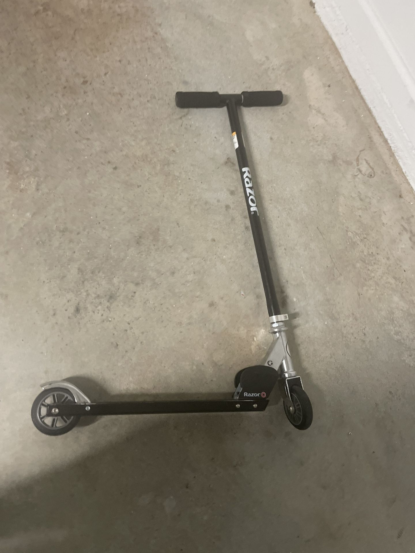 Black scooter