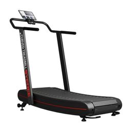❤️‍🔥 Premium Portable Curved Manual Treadmill, 