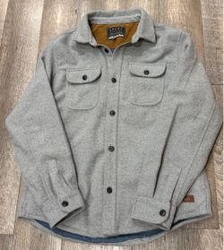 Jachs Men’s Patterned Wool Blend Shirt Jacket Size Large