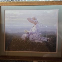 Reprint Of B.R. GREENE Quiet Moment With Frame